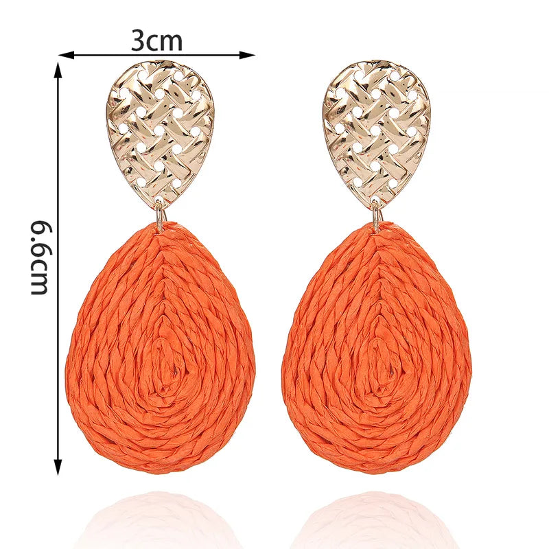 Arete Hawaiano tropical Naranja