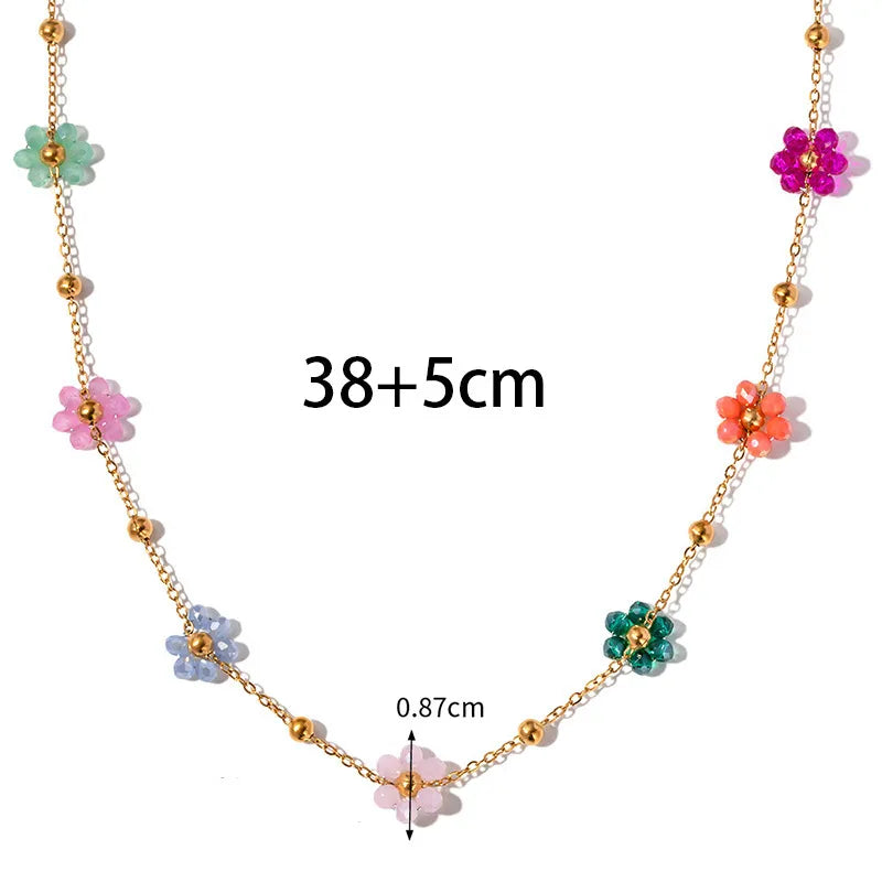 Collar brisa floral