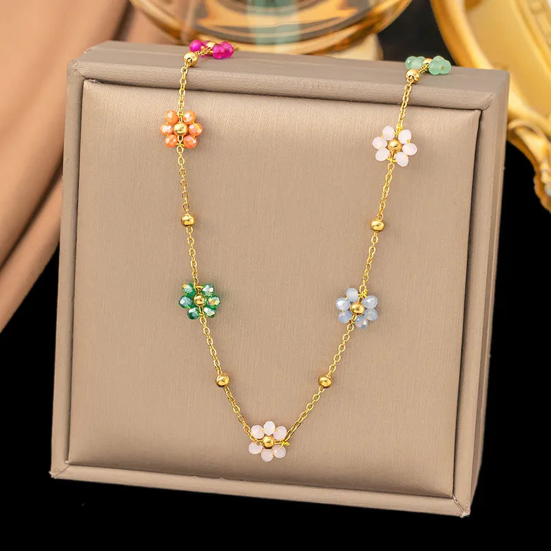 Collar brisa floral