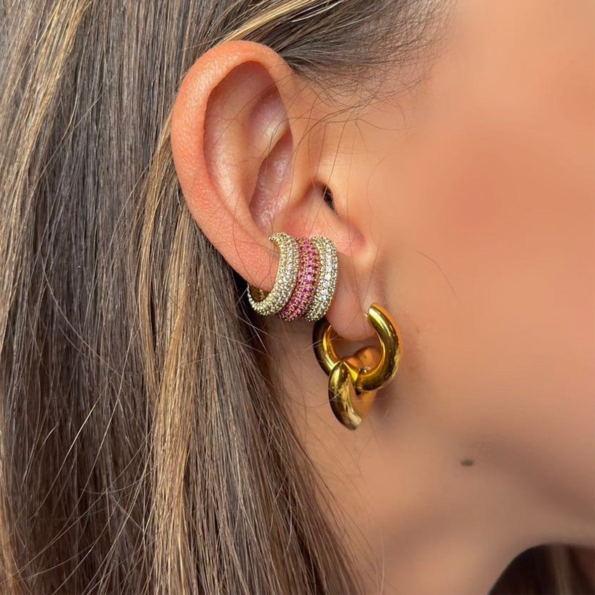 Aretes Corazon