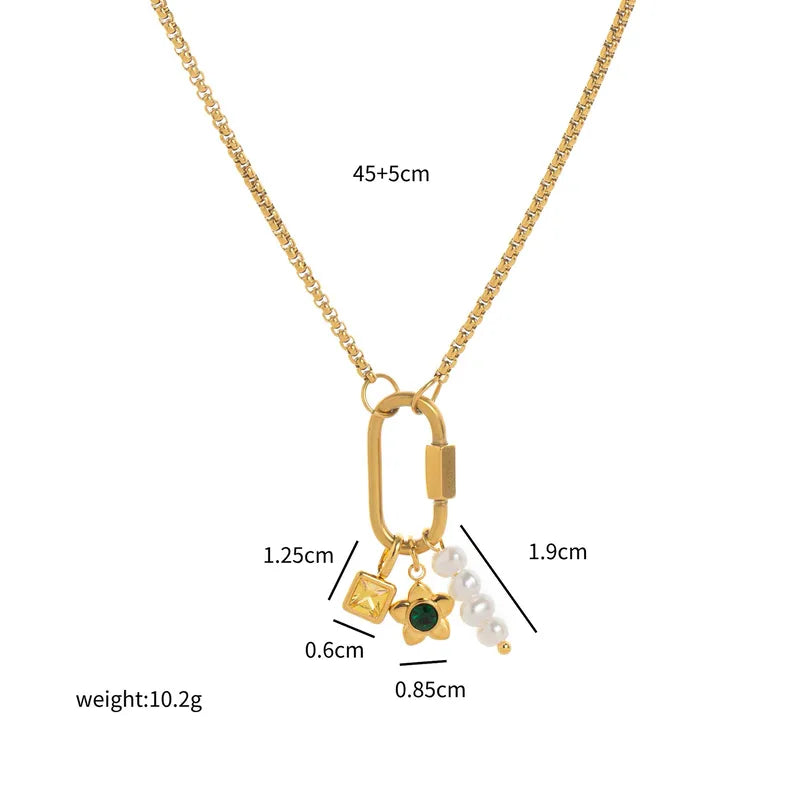 Collar Flor Charms