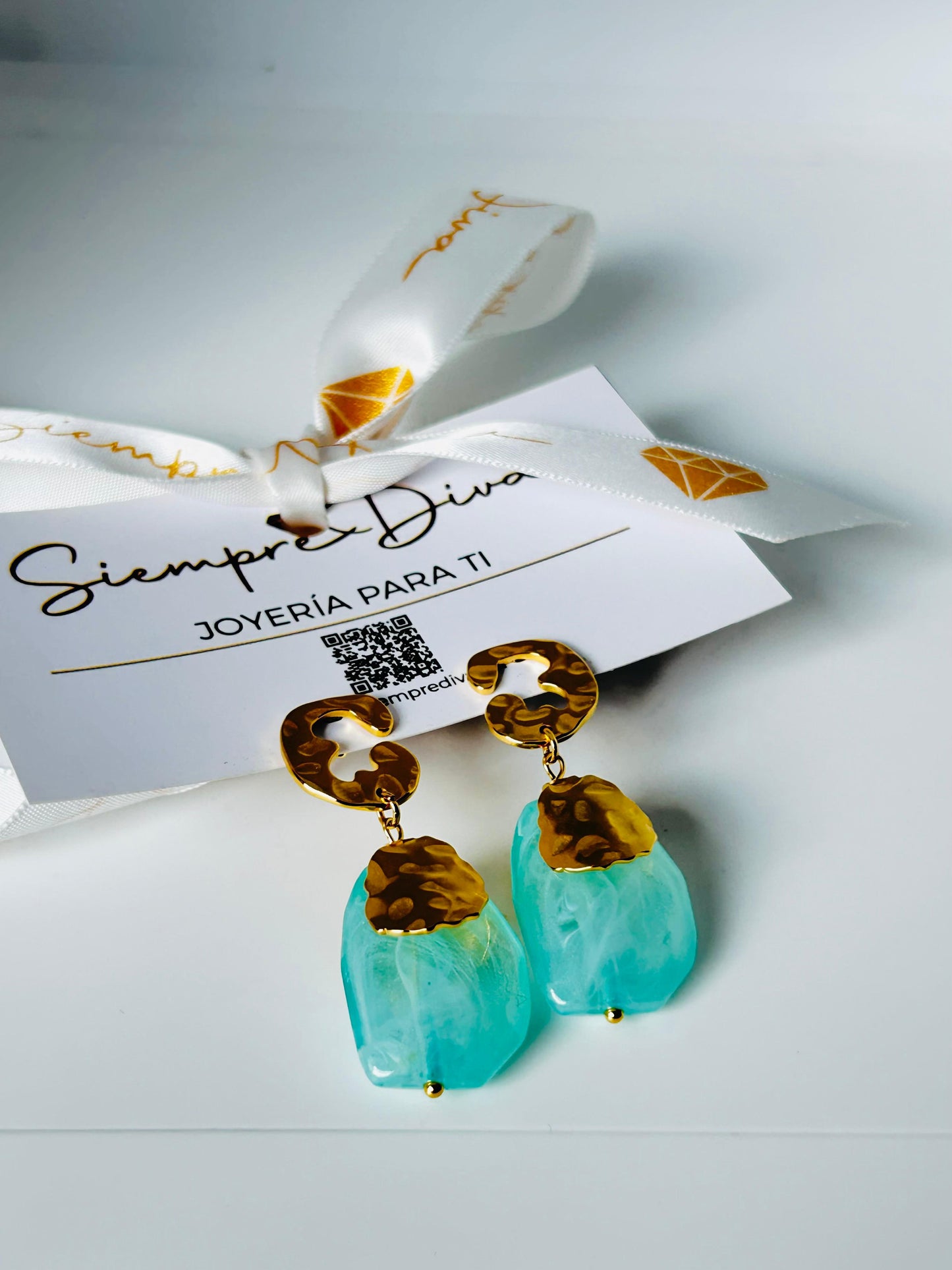 Aretes Aurora Celeste