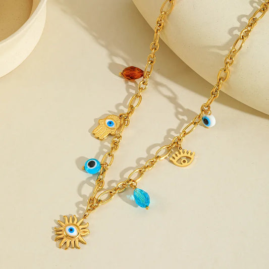 Collar happy sunsent