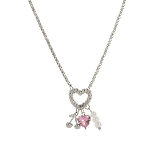 Collar Corazon Charms